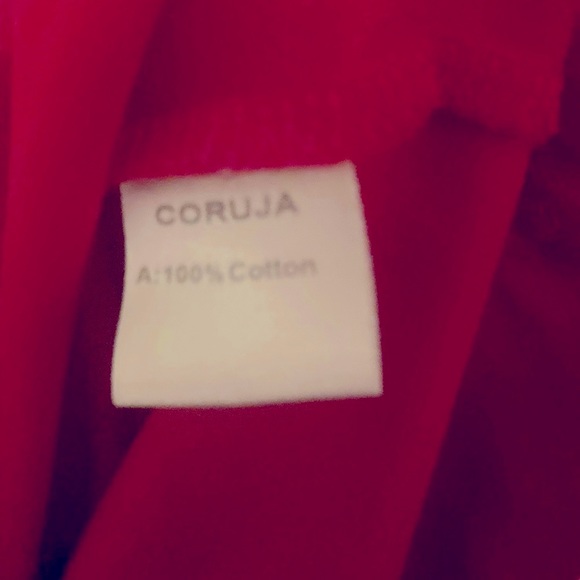 Red Boho Embroidered Blouse - Picture 5 of 5